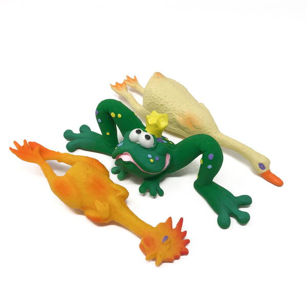 Rubber frog dog toy sale